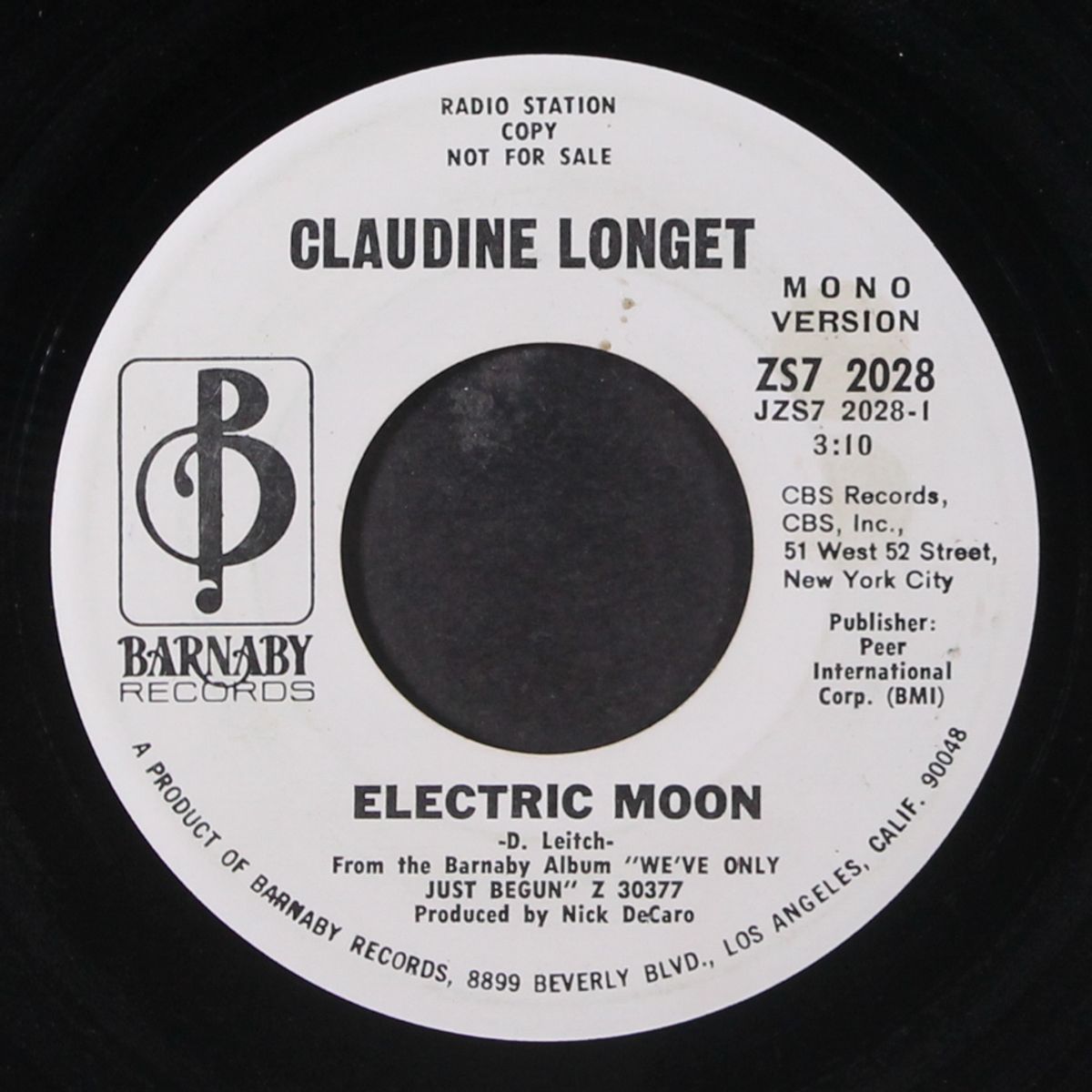 electric moon by CLAUDINE LONGET