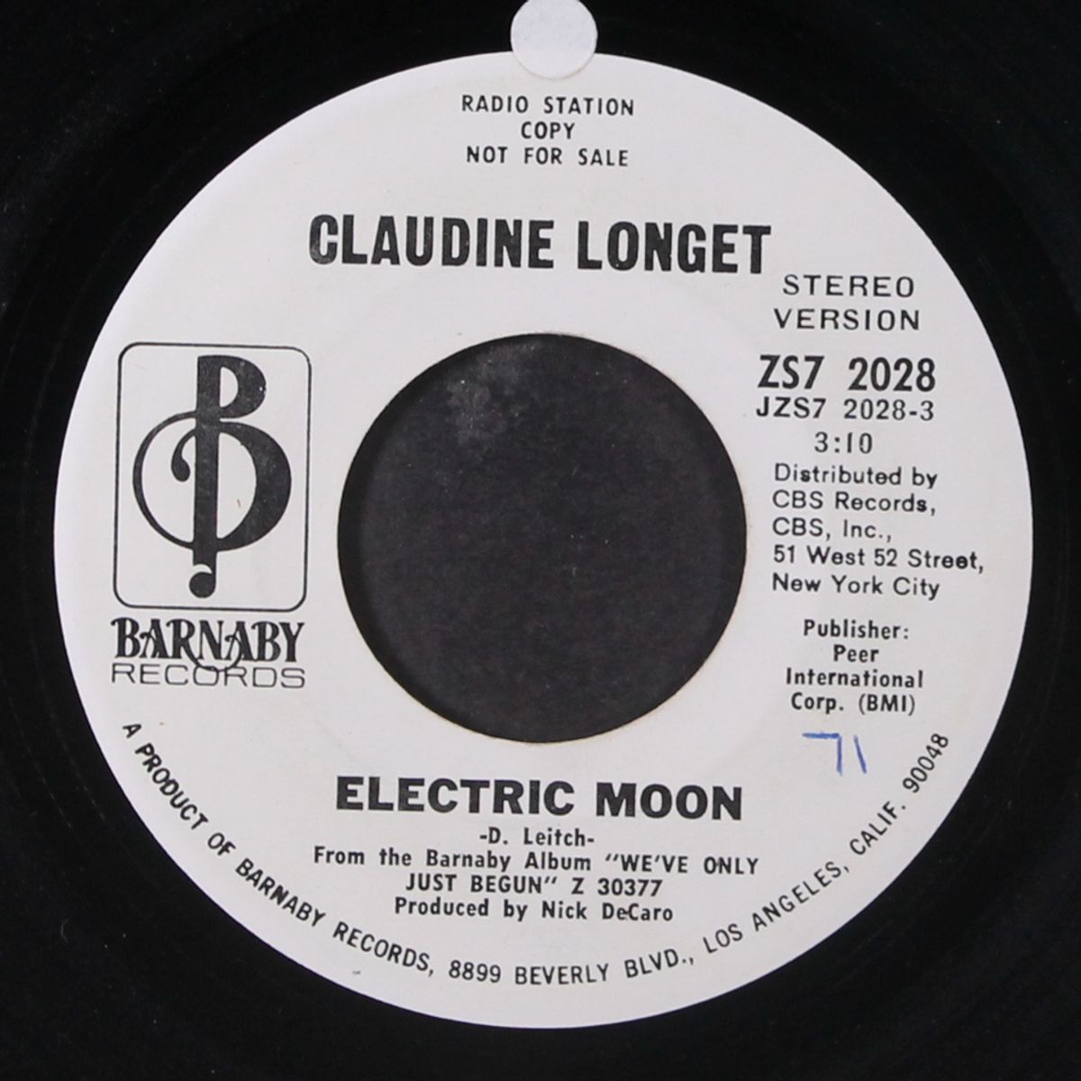 electric moon by CLAUDINE LONGET