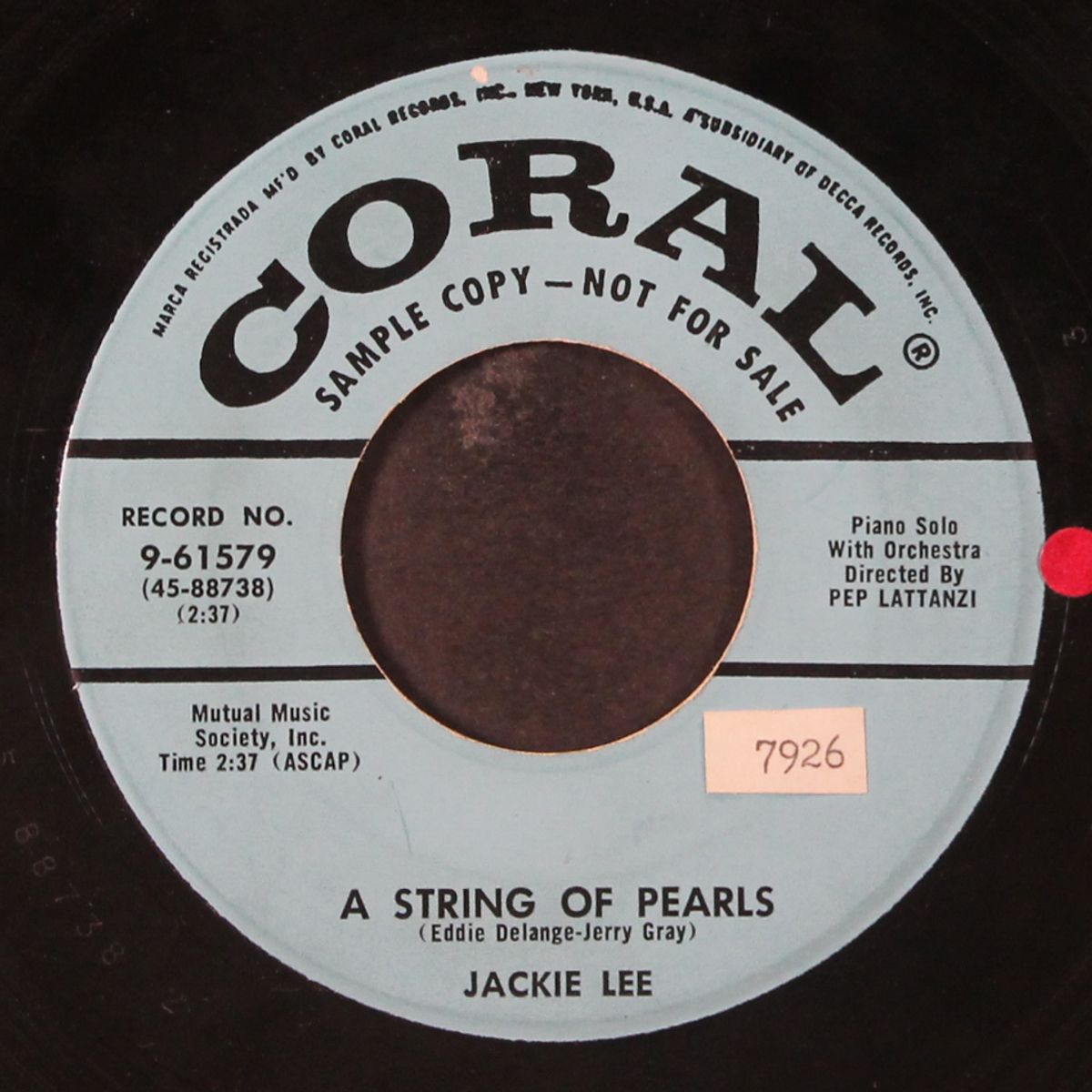 a string of pearls by JACKIE LEE