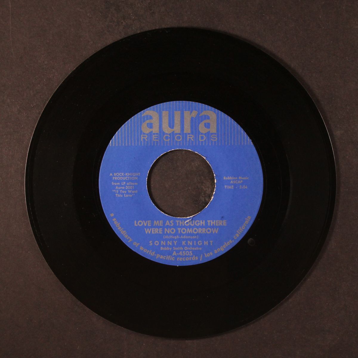 a fool like me / love me as though there were no tomorrow by SONNY KNIGHT