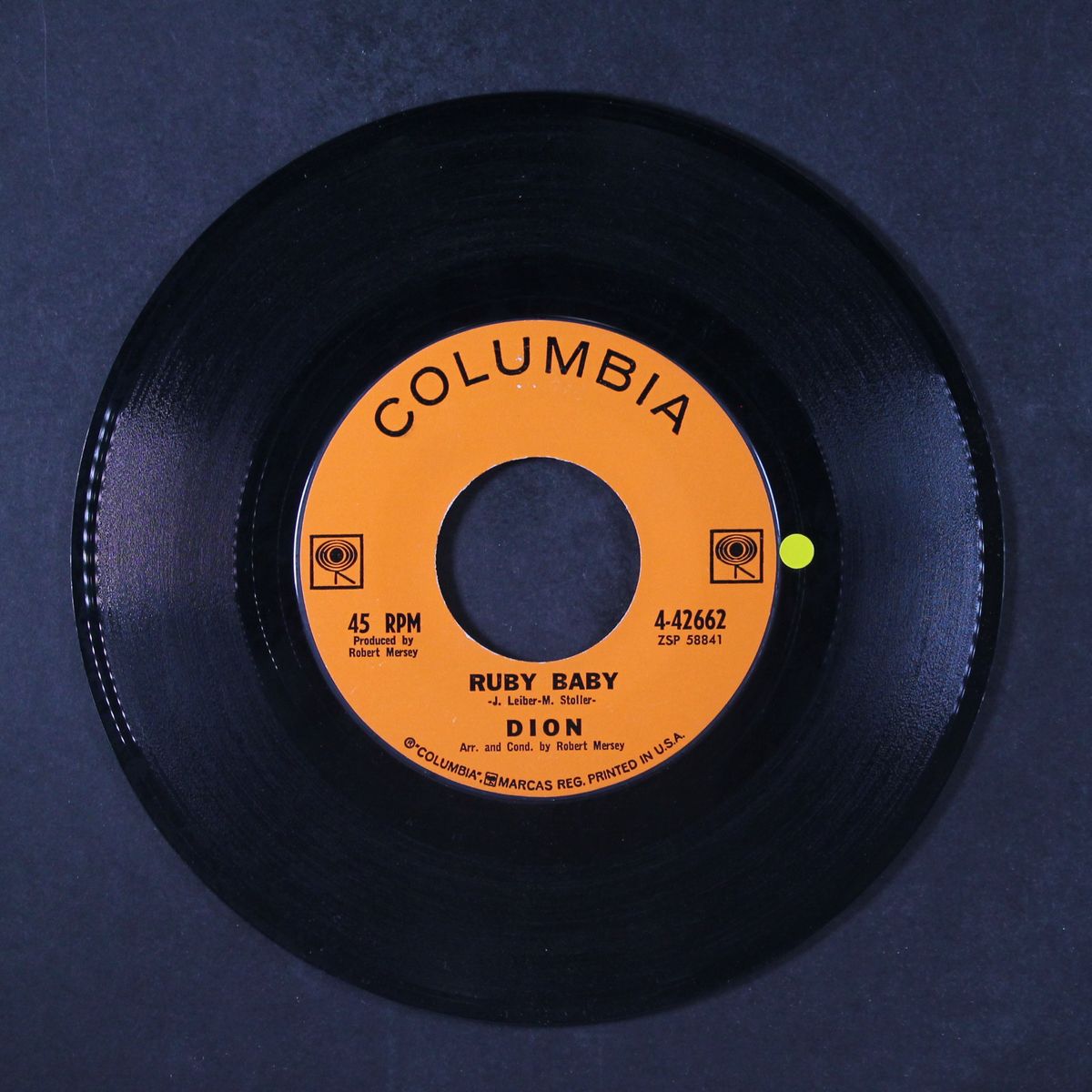 ruby baby / he'll only hurt you by DION