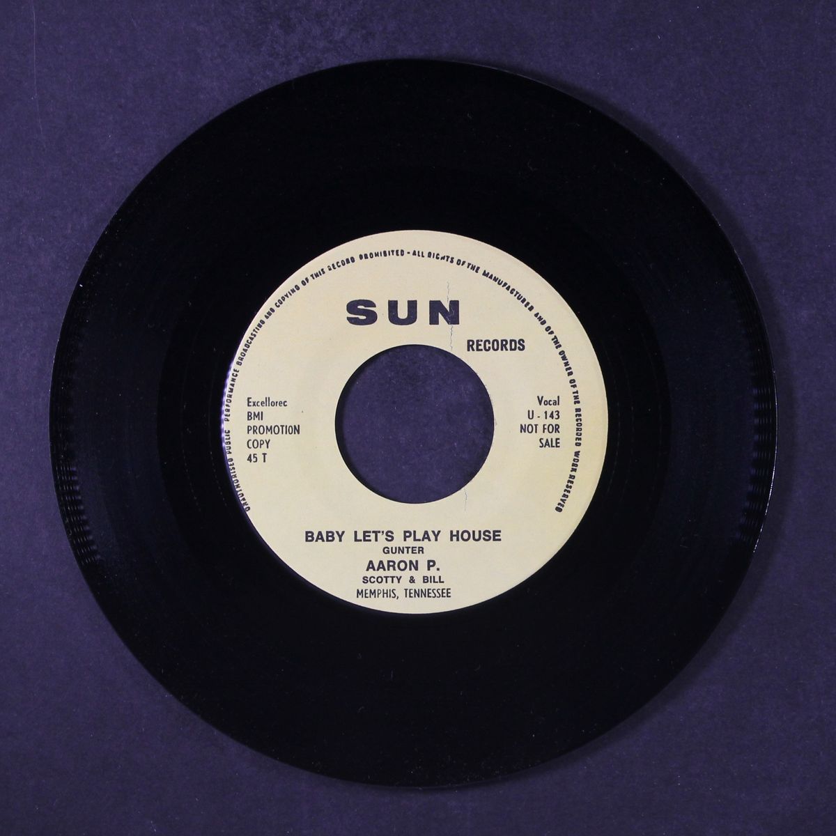 my baby is gone / baby let's play house by ELVIS PRESLEY