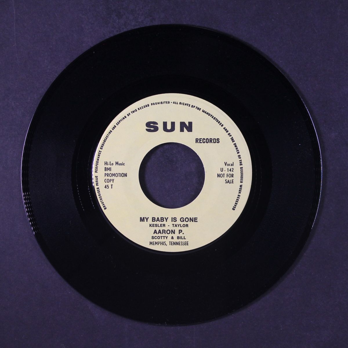 my baby is gone / baby let's play house by ELVIS PRESLEY