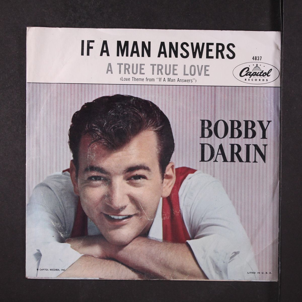 if a man answers / a true, true love by BOBBY DARIN