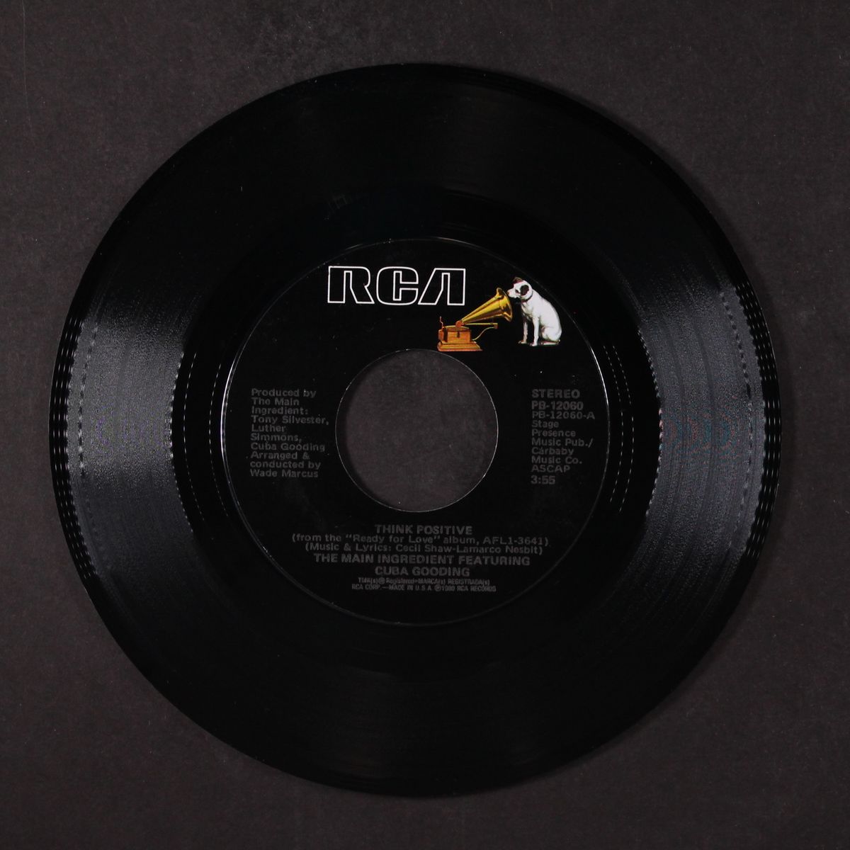 think positive / spoiled by MAIN INGREDIENT FEATURING CUBA GOODING