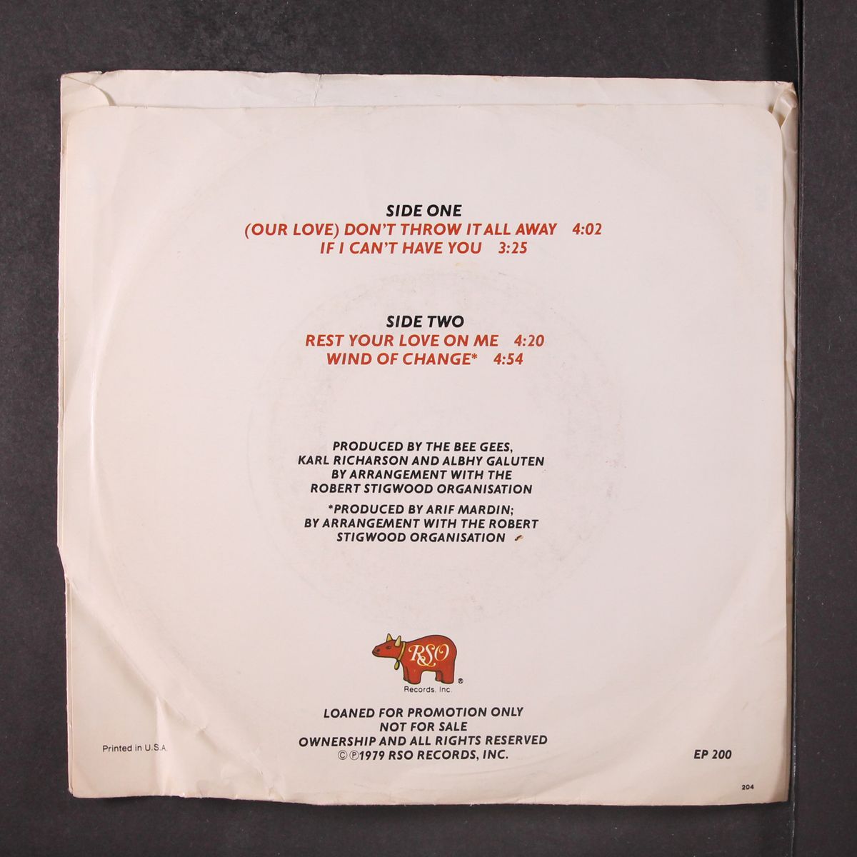 special extended play sampler by BEE GEES