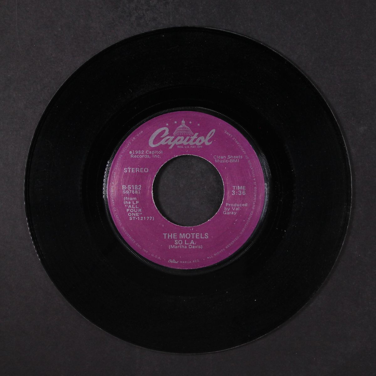 forever mine / so l.a. by MOTELS