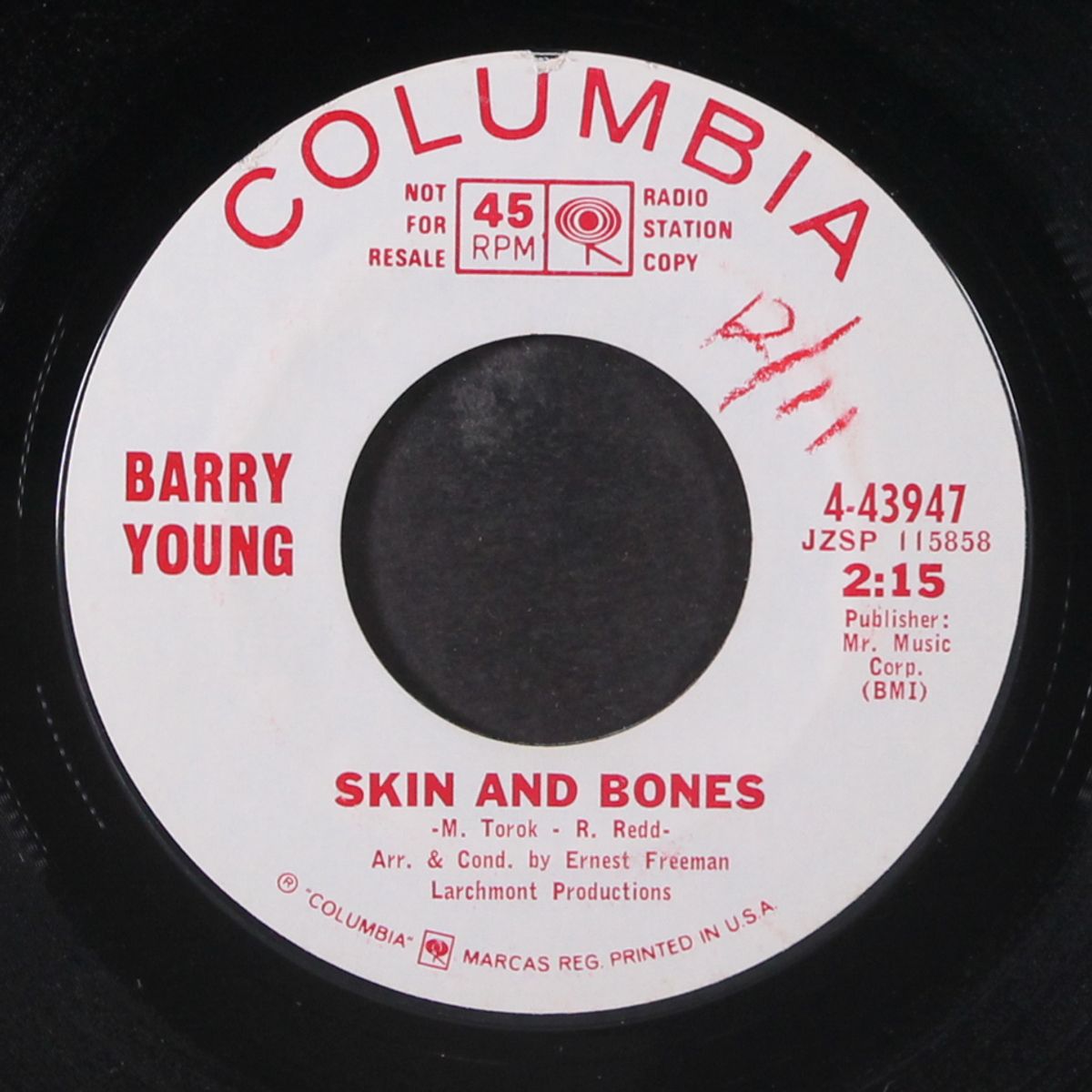 skin and bones / my future just passed by BARRY YOUNG