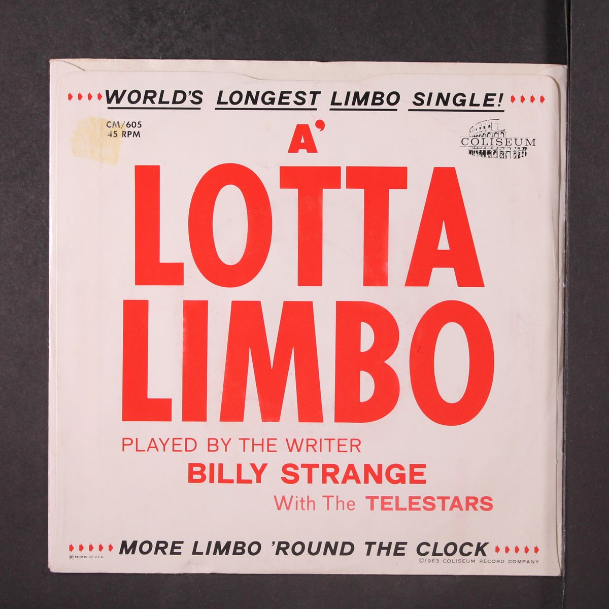 a lotta limbo by BILLY STRANGE
