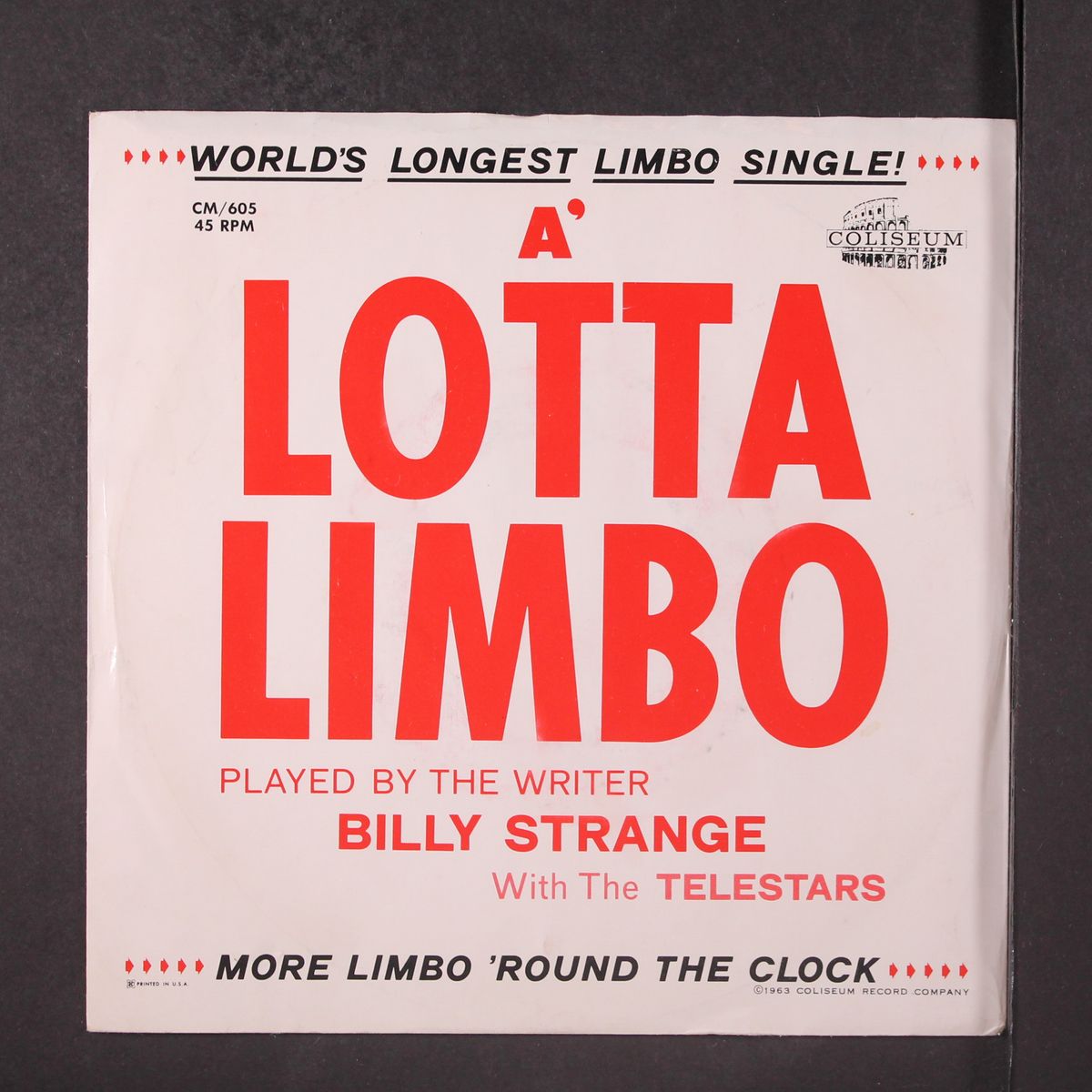 a lotta limbo by BILLY STRANGE