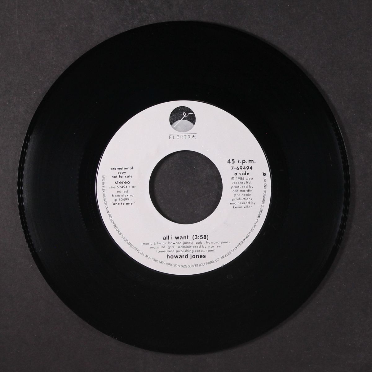 all i want / same by HOWARD JONES
