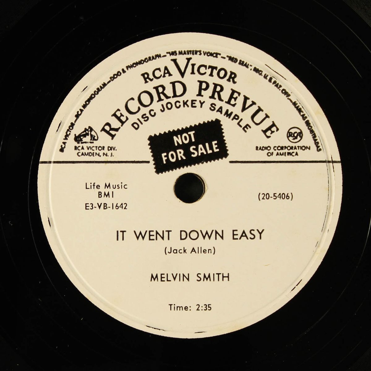 it went down easy / why do these things have to be by MELVIN SMITH