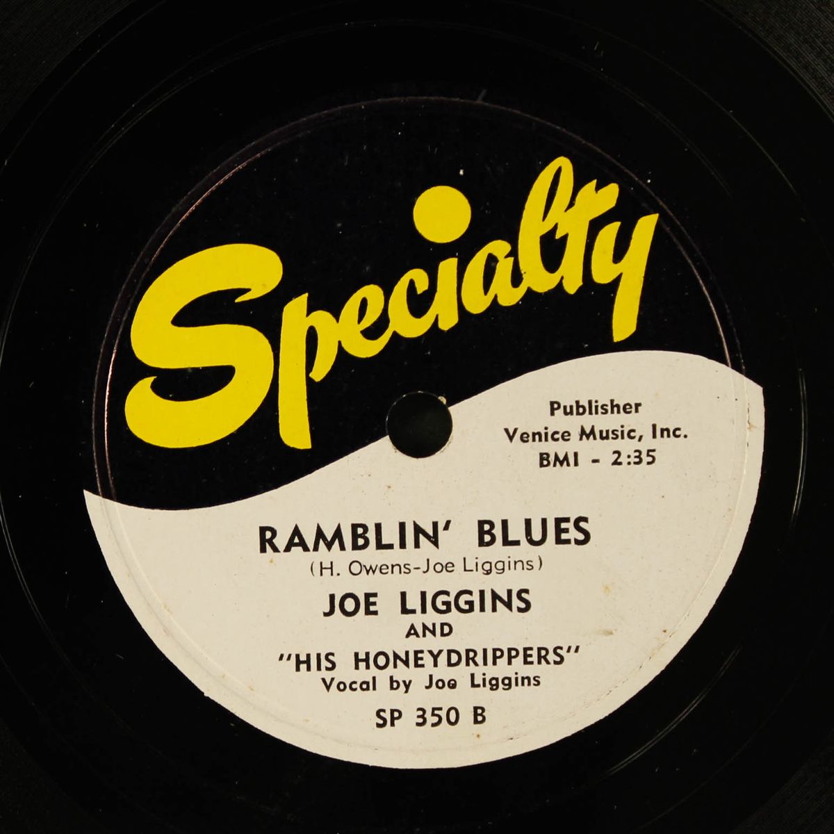 rag mop / ramblin' blues by JOE LIGGINS