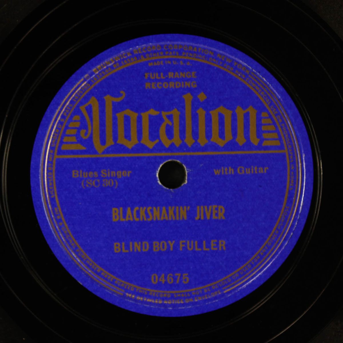 long time trucker / blacksnakin' jiver by BLIND BOY FULLER