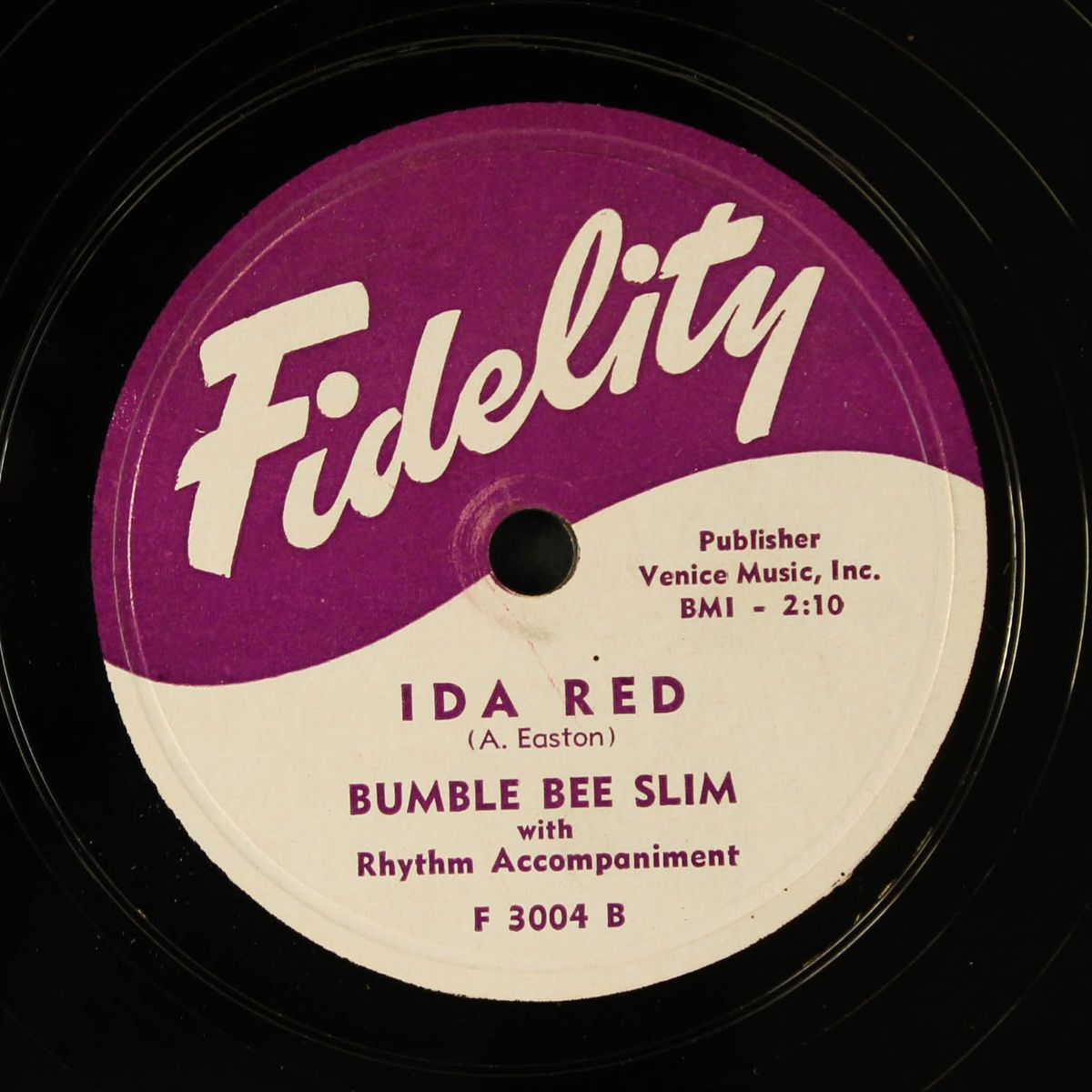 lonesome old feeling / ida red by BUMBLE BEE SLIM