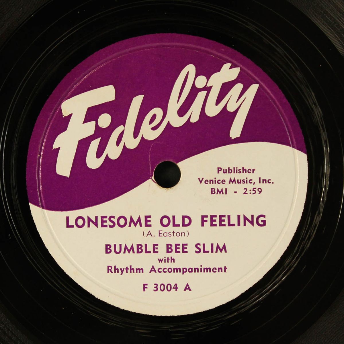 lonesome old feeling / ida red by BUMBLE BEE SLIM