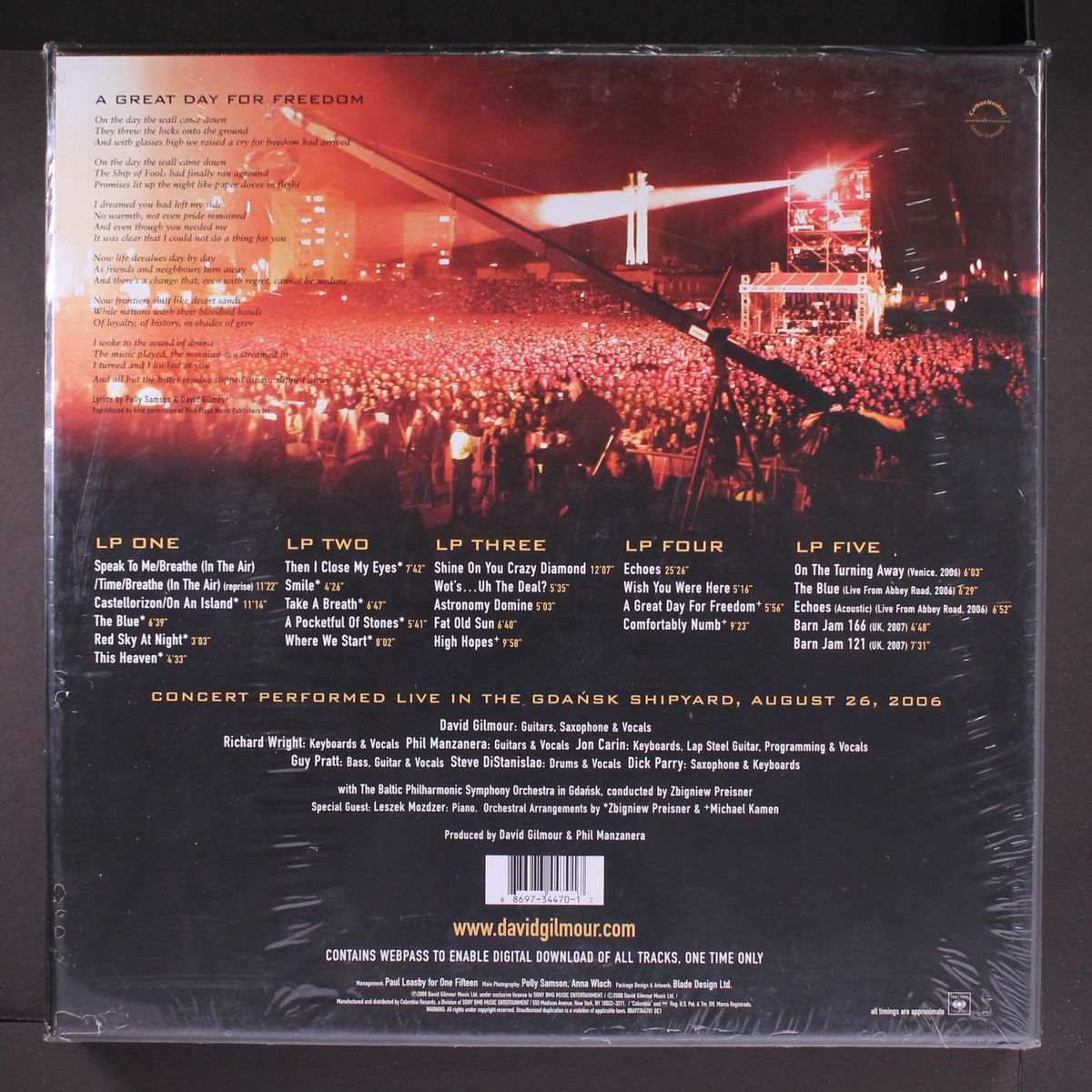 live in gdansk by DAVID GILMOUR