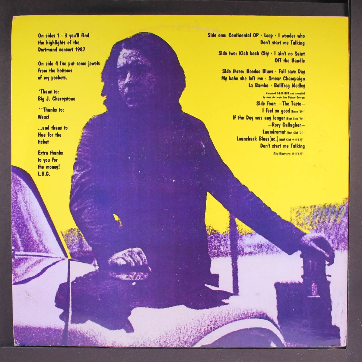 standing ovation by RORY GALLAGHER