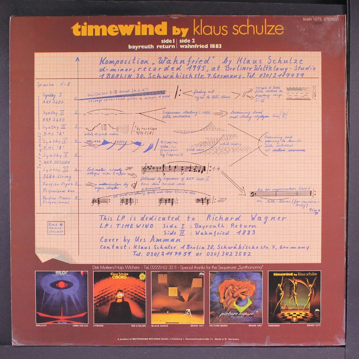 timewind by KLAUS SCHULZE