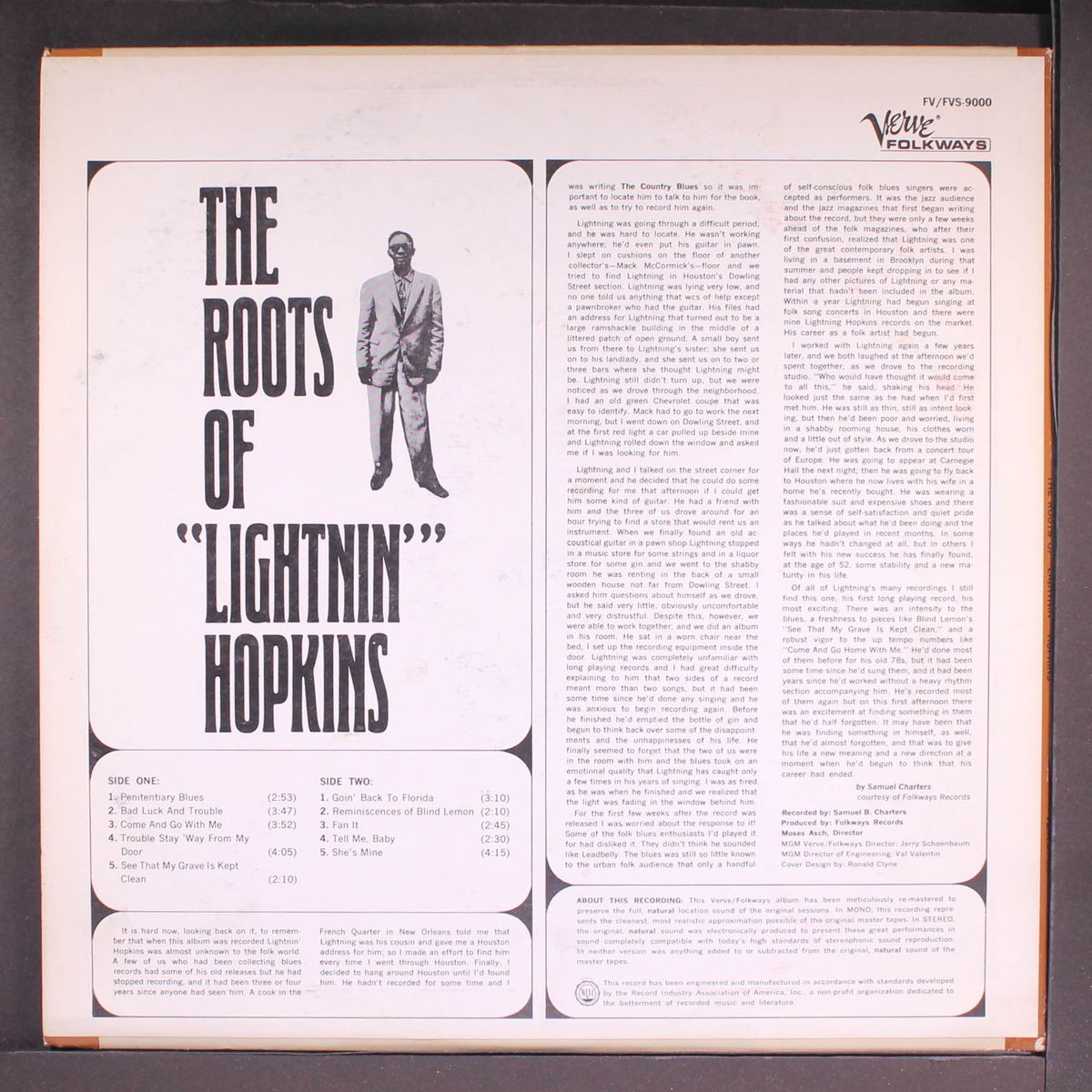 the roots of lightnin' hopkins by LIGHTNIN' HOPKINS