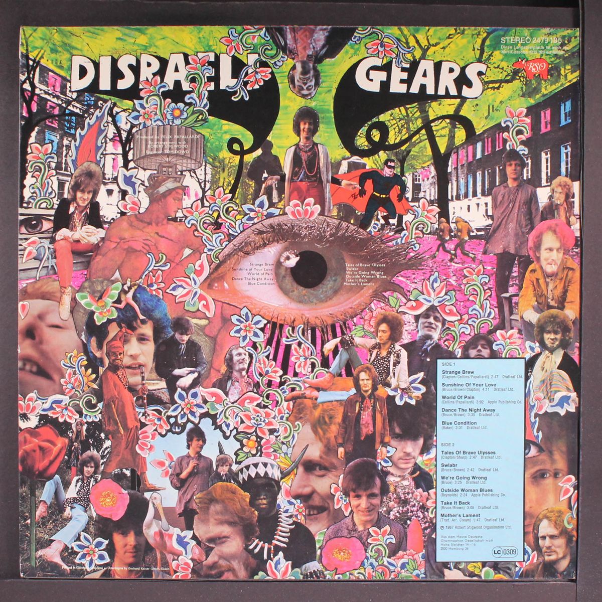 disraeli gears by CREAM