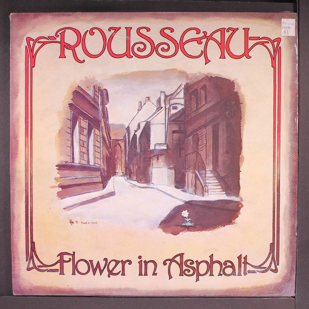 flower in asphalt by ROUSSEAU