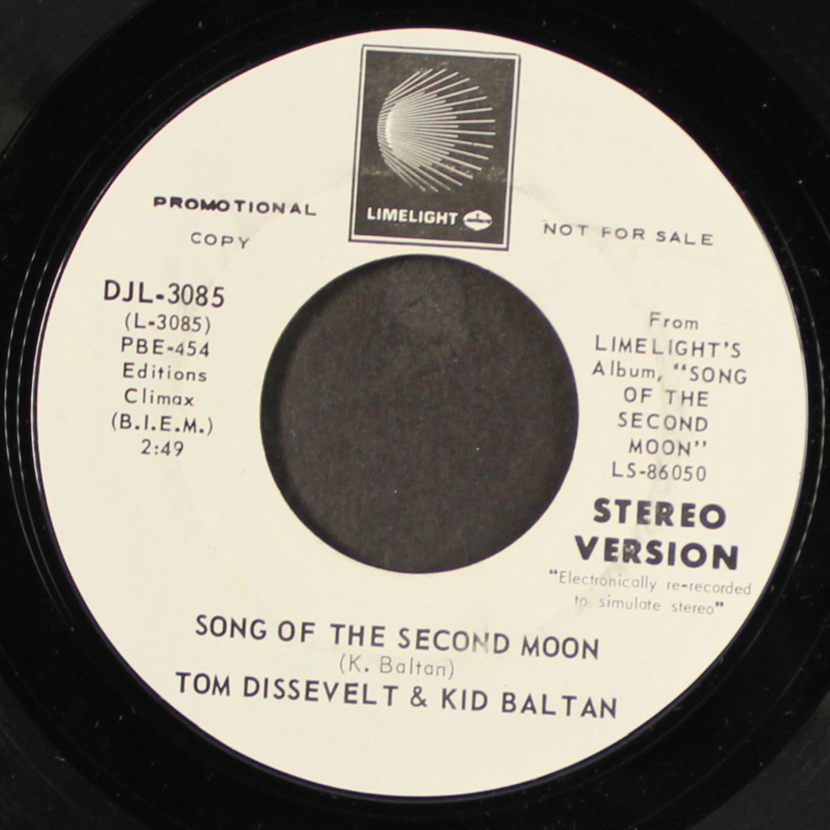 song of the second moon / mono by TOM DISSEVELT & KID BALTAN