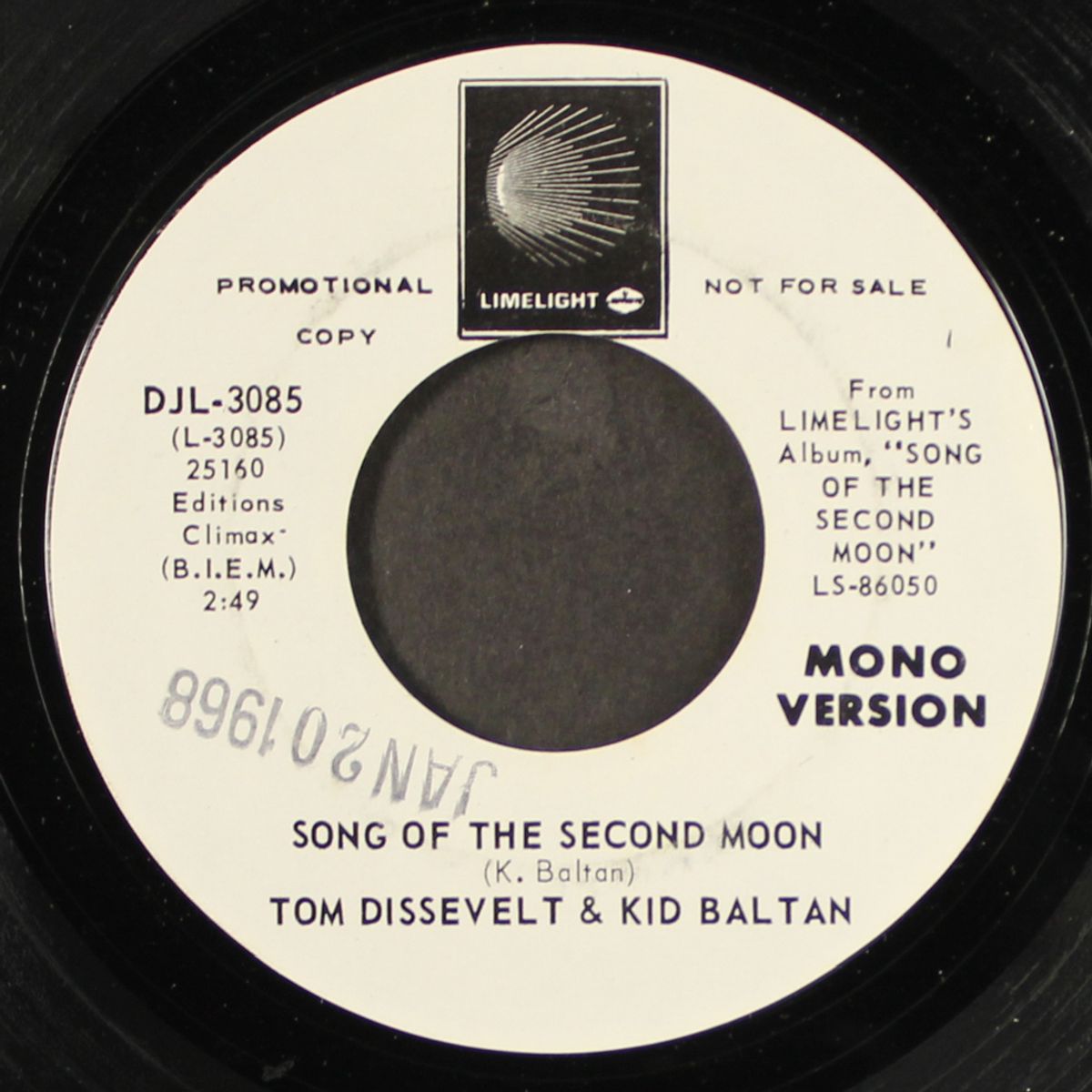 song of the second moon / mono by TOM DISSEVELT & KID BALTAN