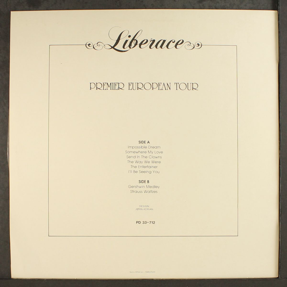 premier european tour by LIBERACE