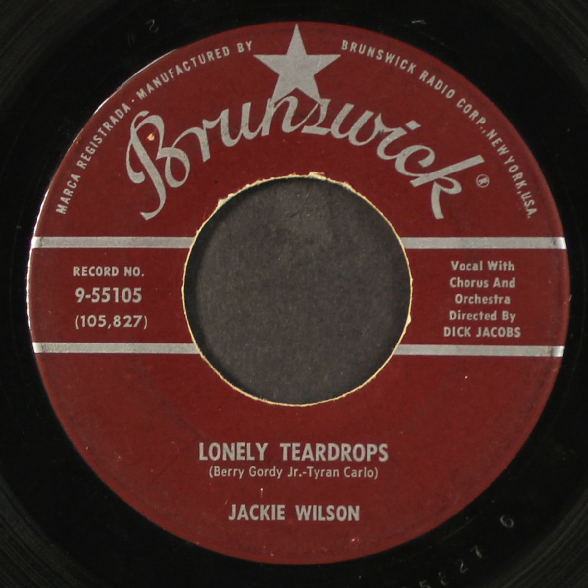 lonely teardrops / in the blue of evening by JACKIE WILSON