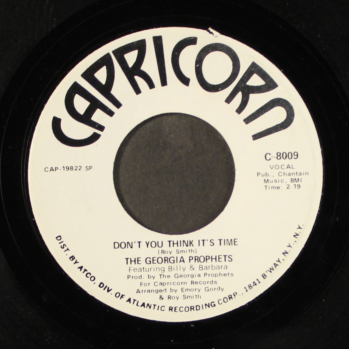 don't you think it's time / nobody loves me like you do by GEORGIA PROPHETS