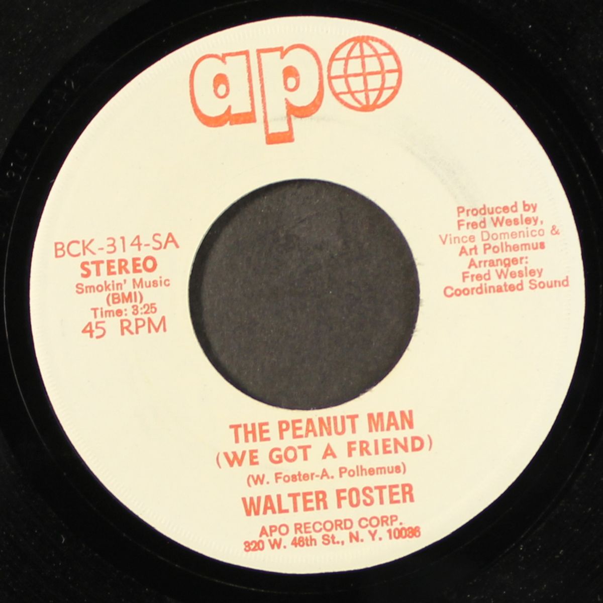 the peanut man / it makes you want to cry by WALTER FOSTER