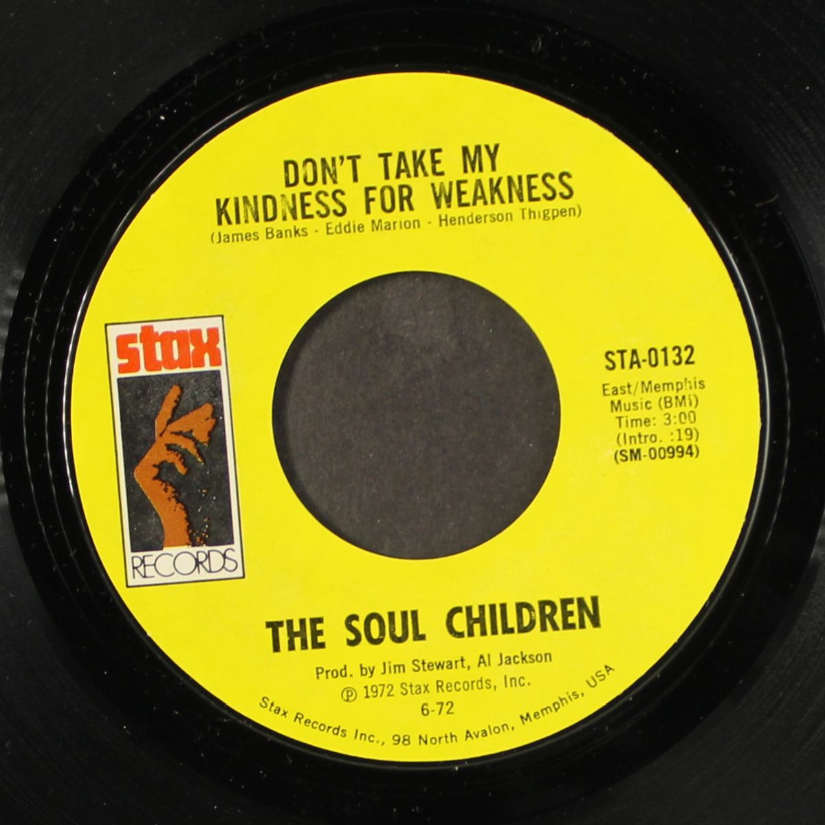 don't take my kindness for weakness / just the one by SOUL CHILDREN