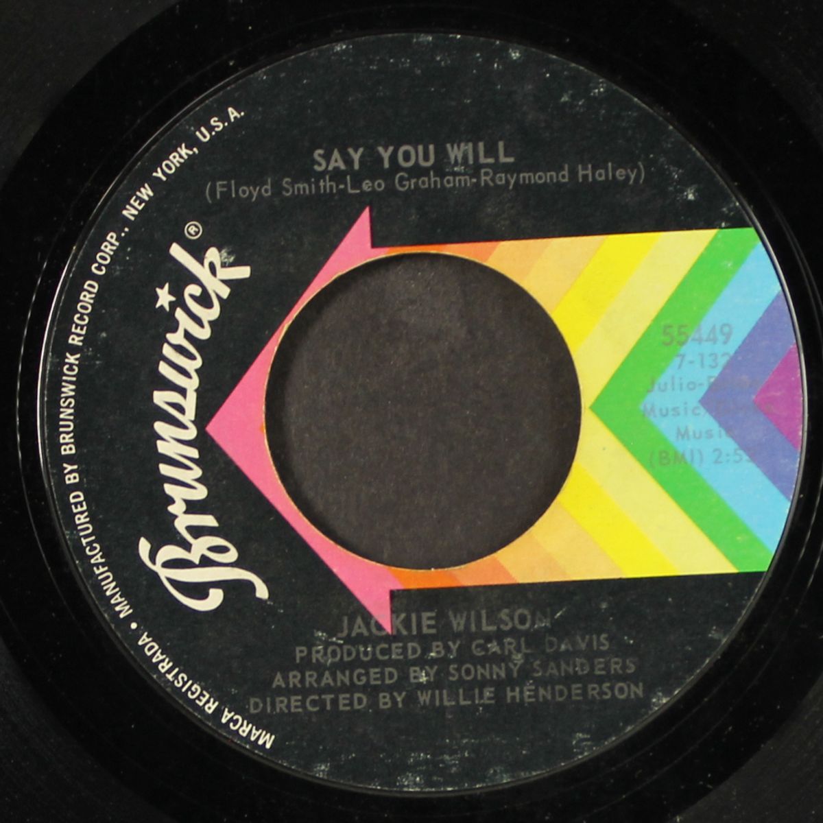 say you will by JACKIE WILSON