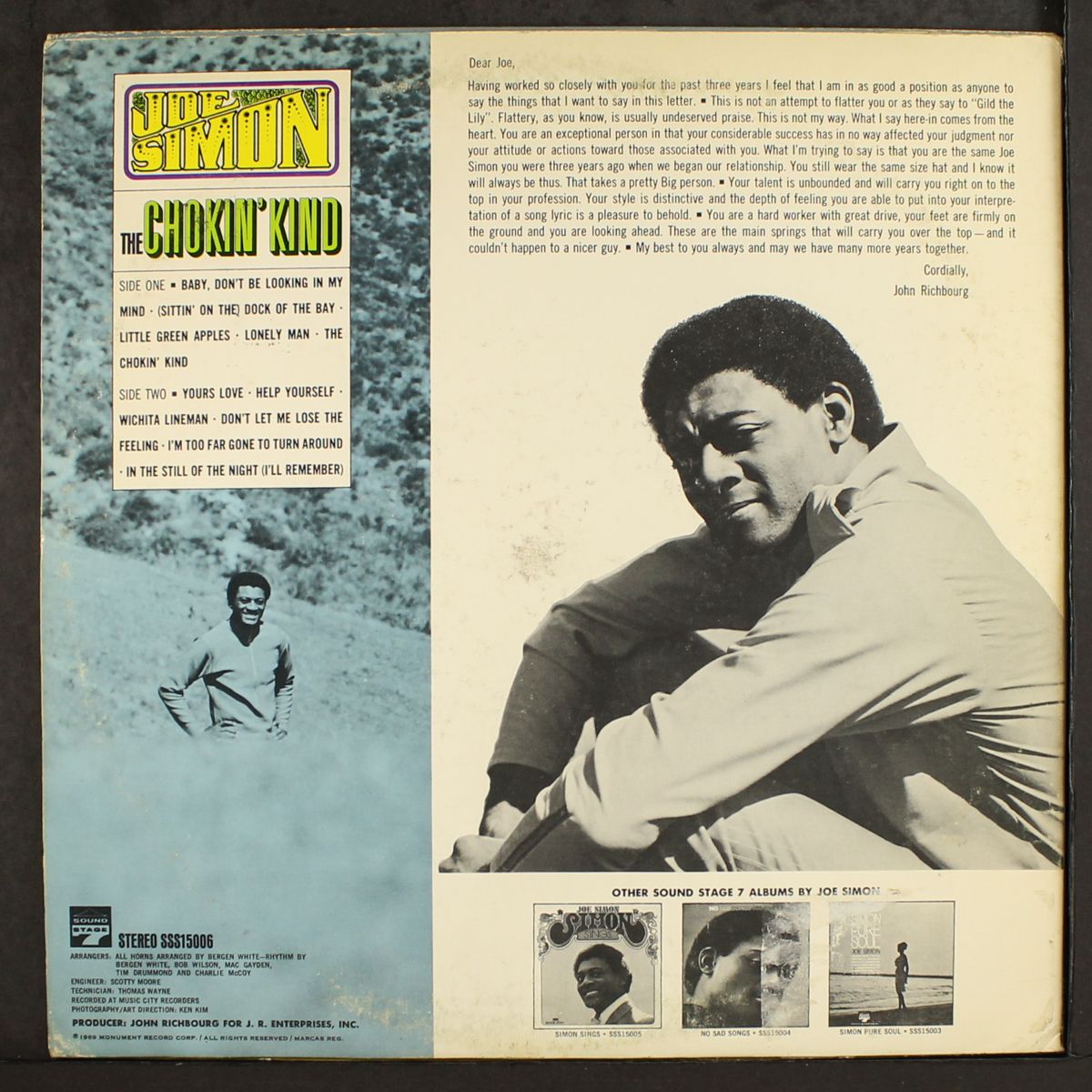 the chokin' kind by JOE SIMON