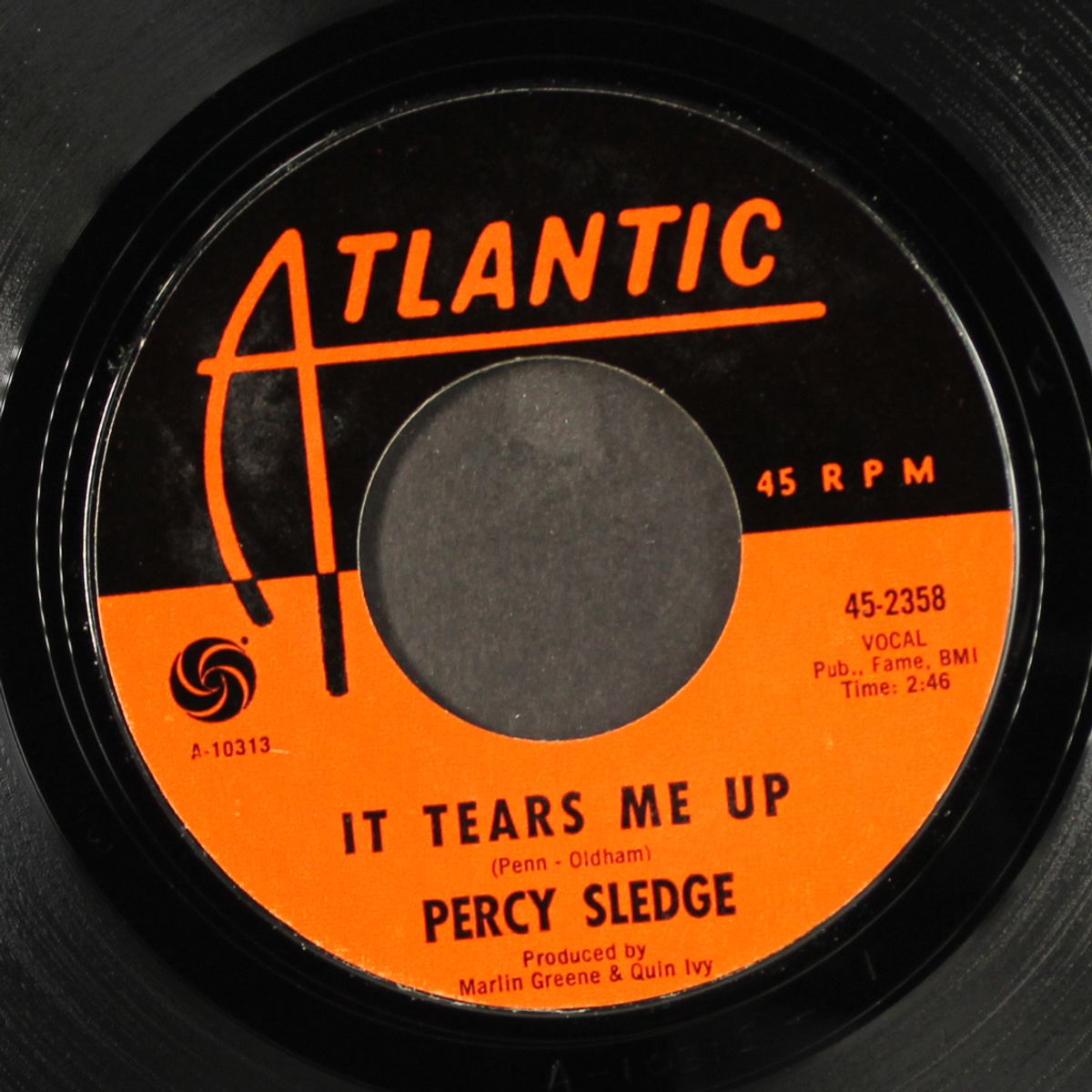 it tears me up / heart of a child by PERCY SLEDGE