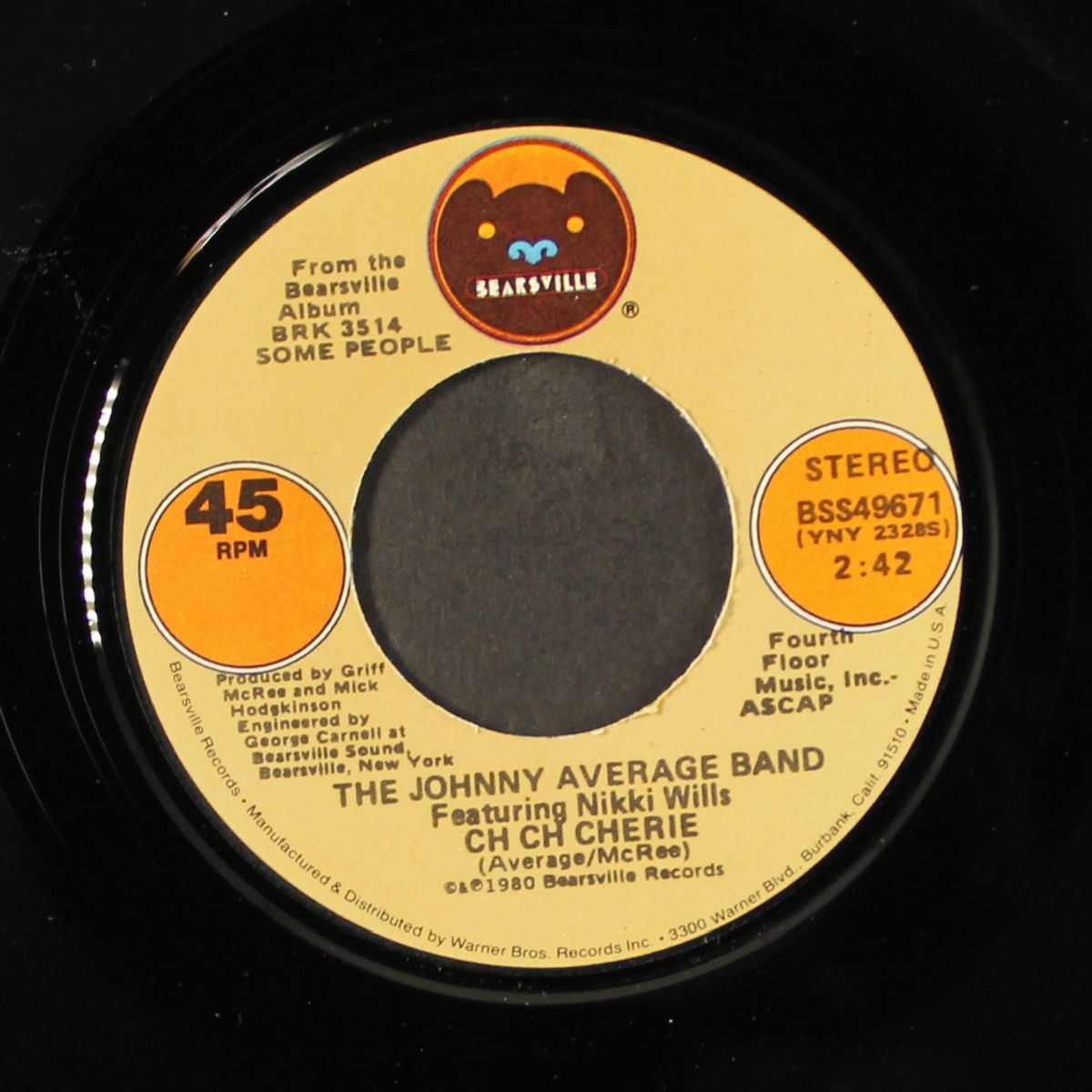 ch ch cherie / gotta go home by JOHNNY AVERAGE BAND