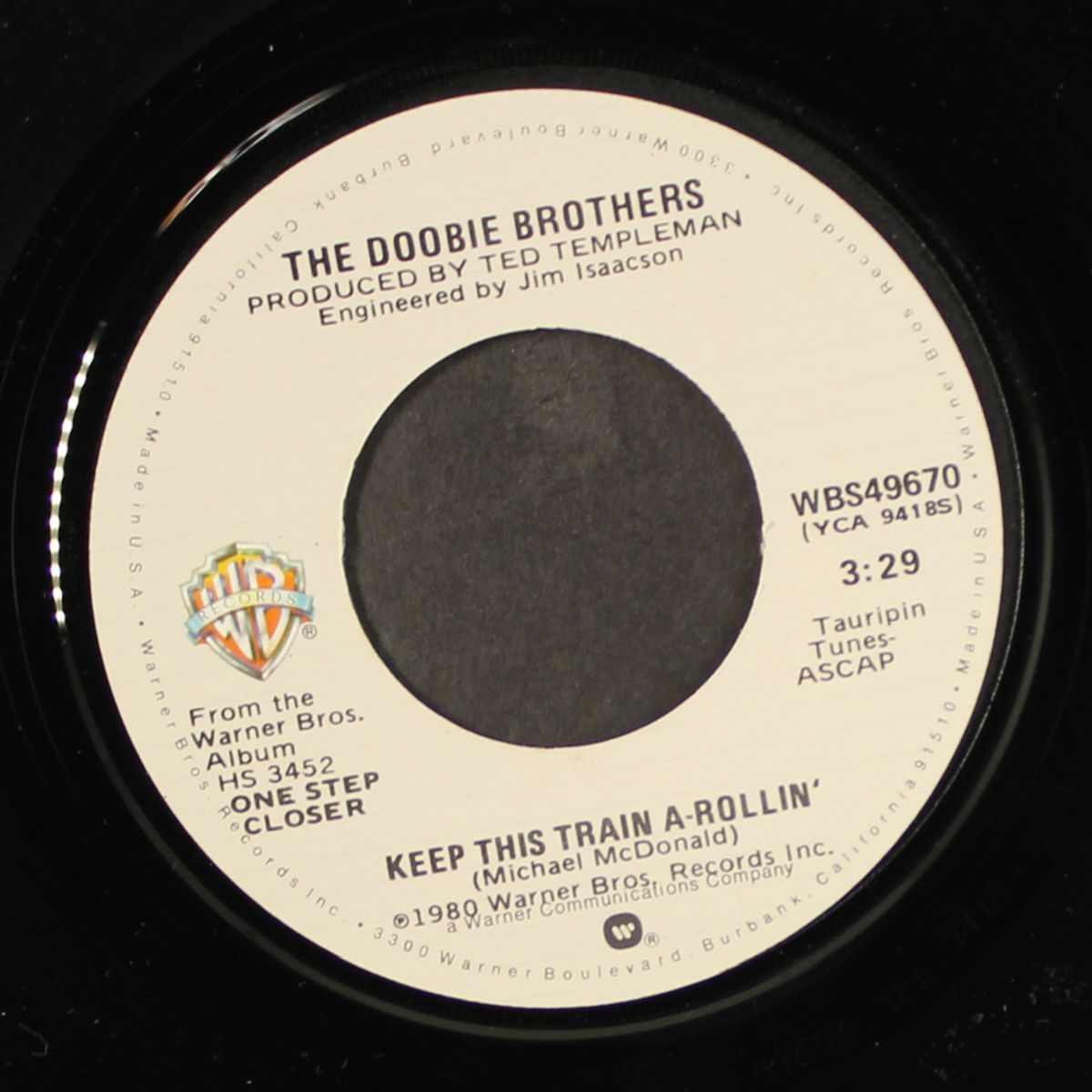 keep this train a-rollin' / just in time by DOOBIE BROTHERS