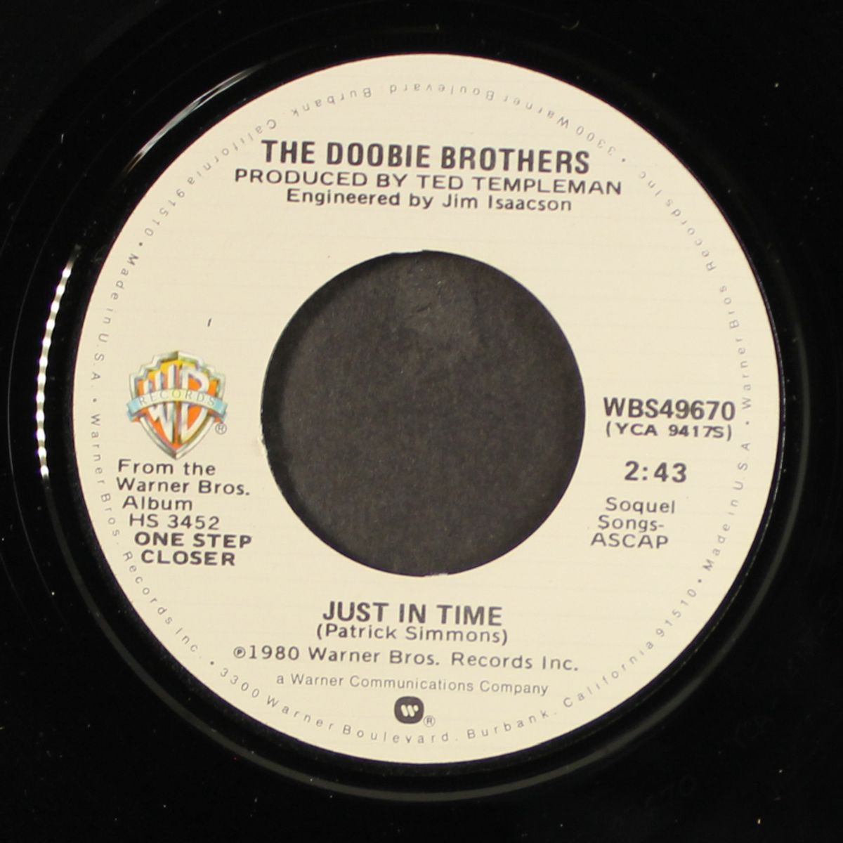keep this train a-rollin' / just in time by DOOBIE BROTHERS