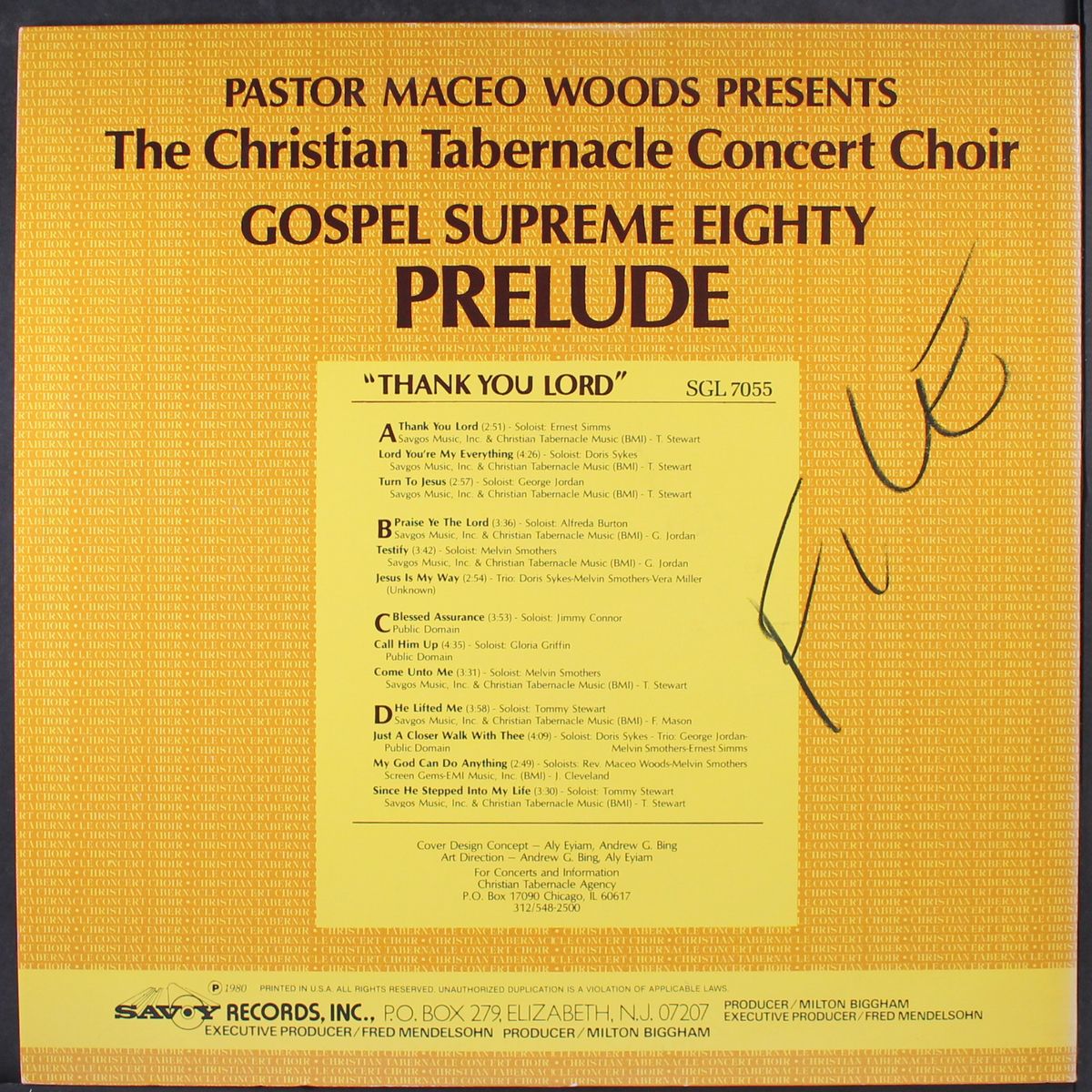 thank you lord by CHRISTIAN TABERNACLE CONCERT CHOIRQ