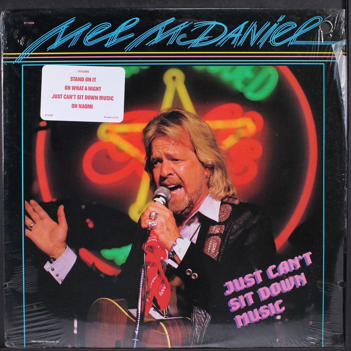 just can"t sit down music by MEL MCDANIEL