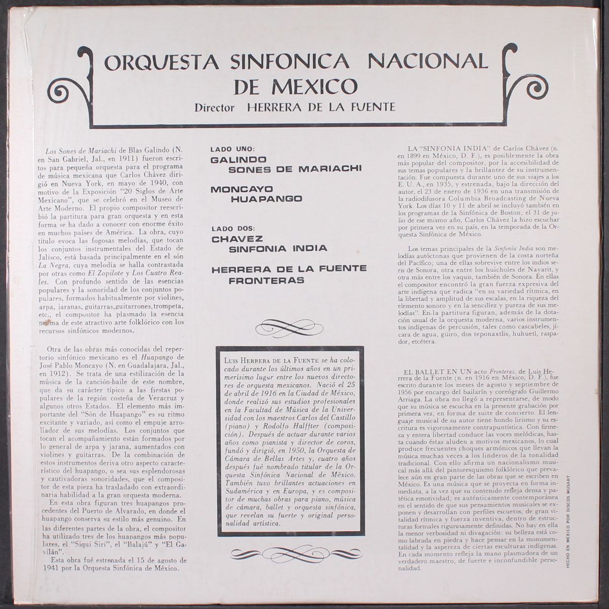 national symphony ball 1968 by ORQUESTRA SINFONICA NACIONAL