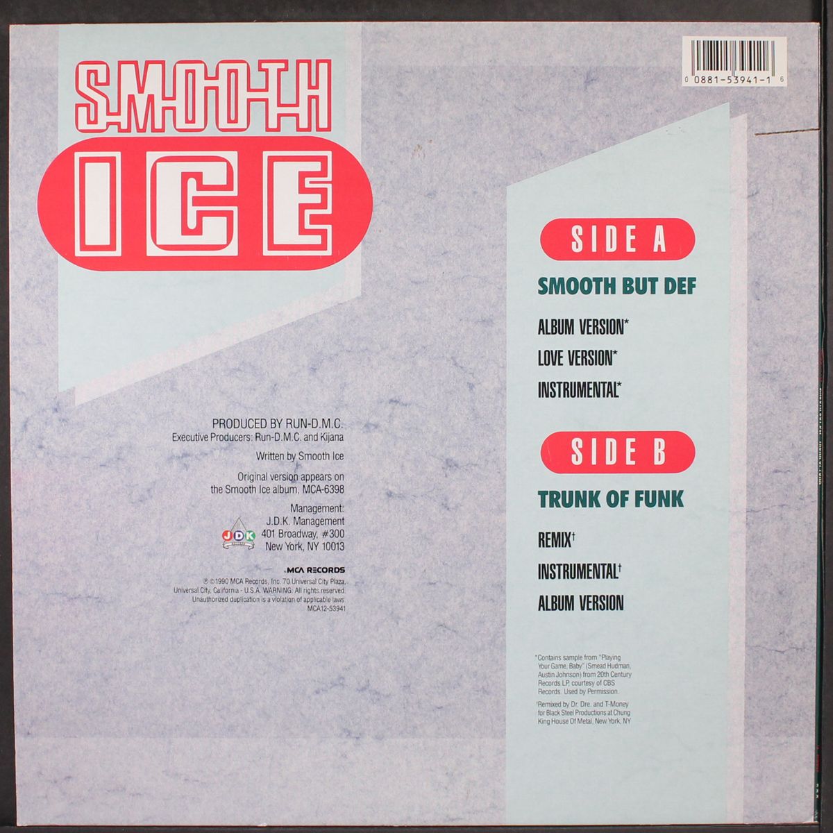 smooth but def / trunk of funk by SMOOTH ICE