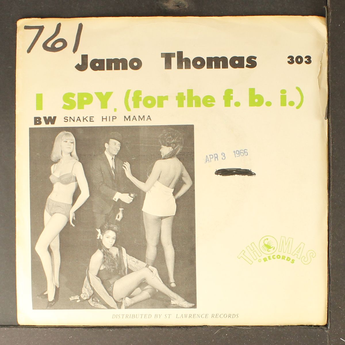i spy / snake hip mama by JAMO THOMAS
