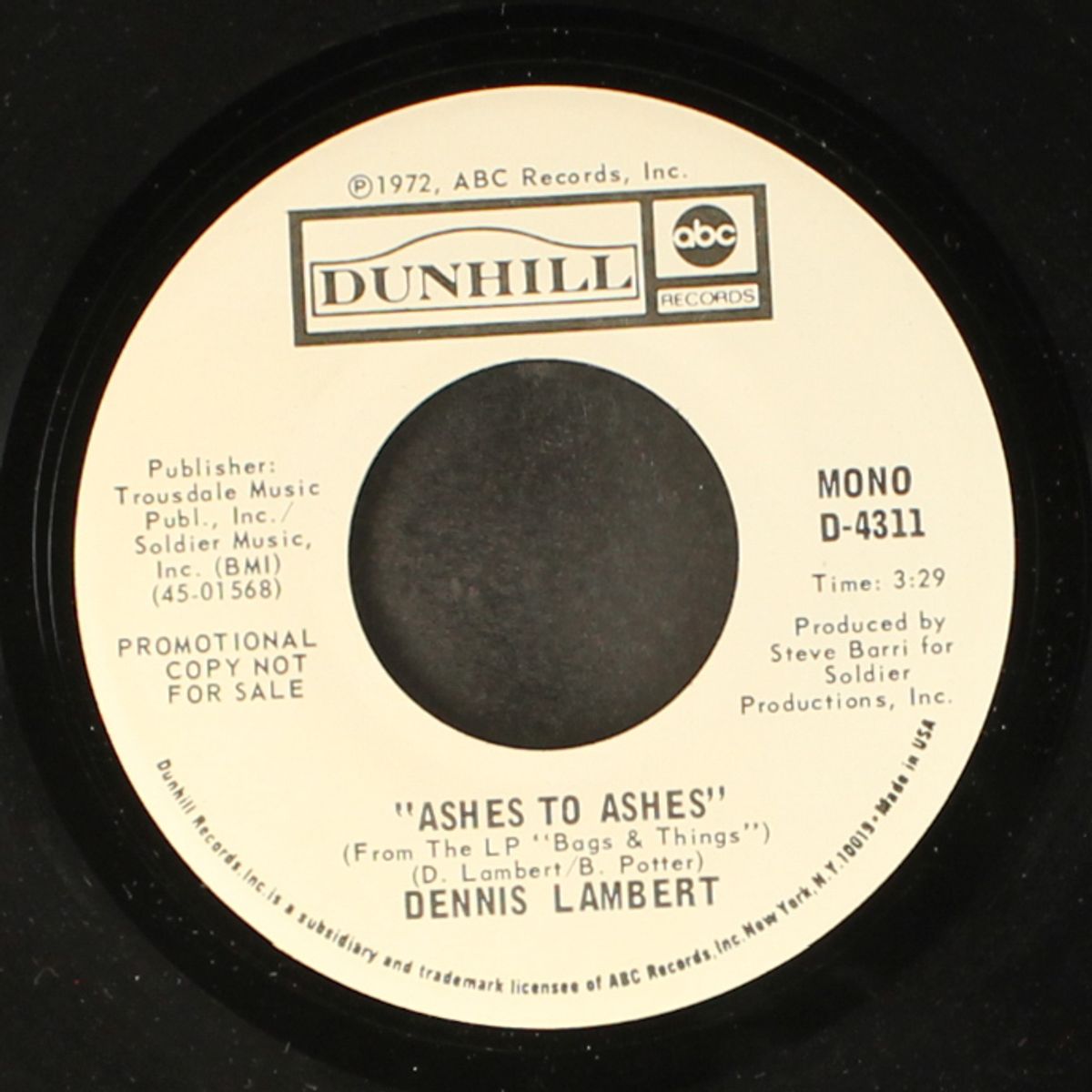 ashes to ashes by DENNIS LAMBERT