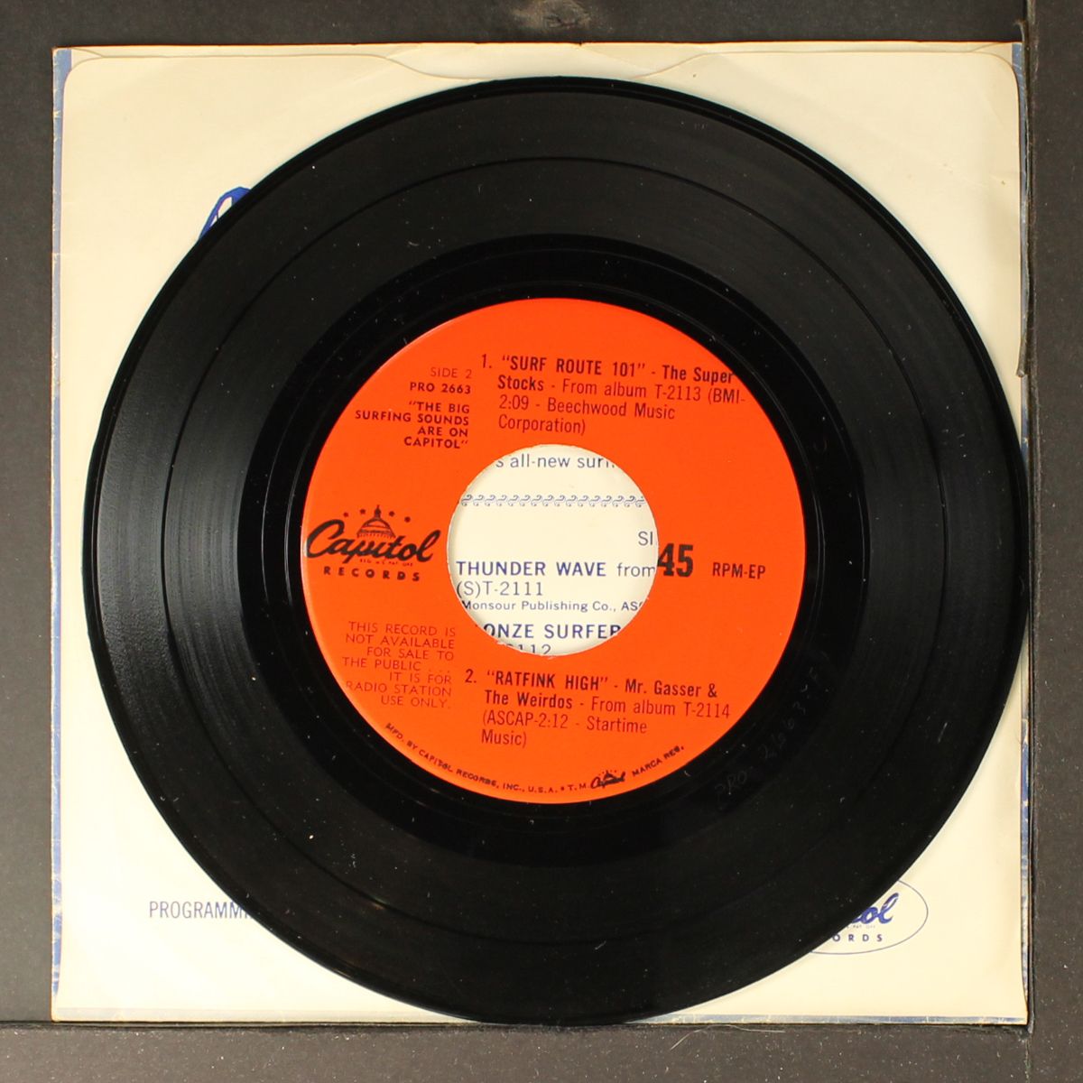 the big surfing sounds are on capitol by DICK DALE & OTHERS