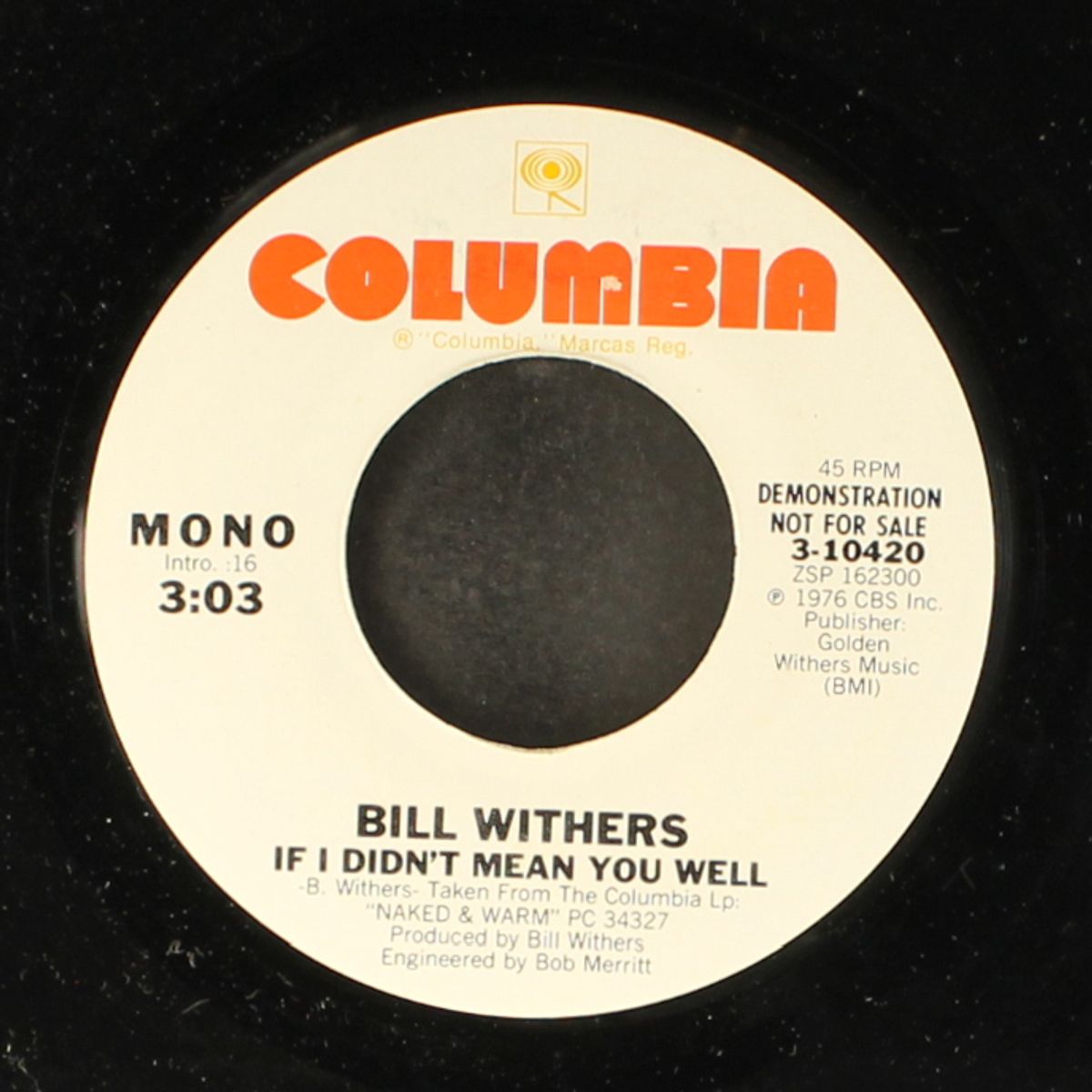 if i didn't mean you well / mono by BILL WITHERS