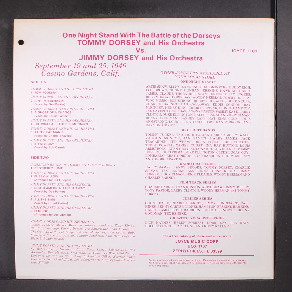 battle of the dorseys by TOMMY & JIMMY DORSEY