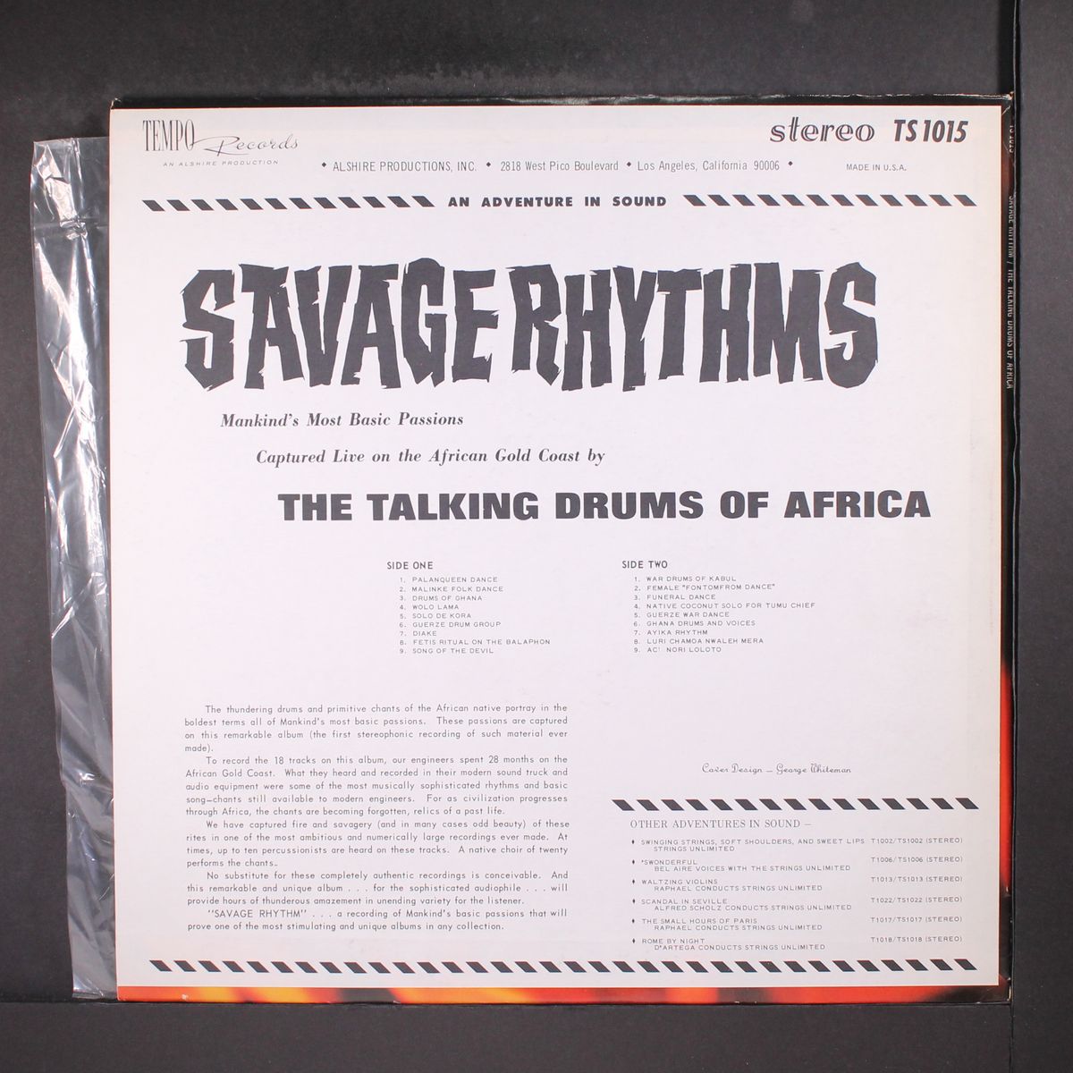 savage rhythms - the talking drums of africa by UNKNOWN