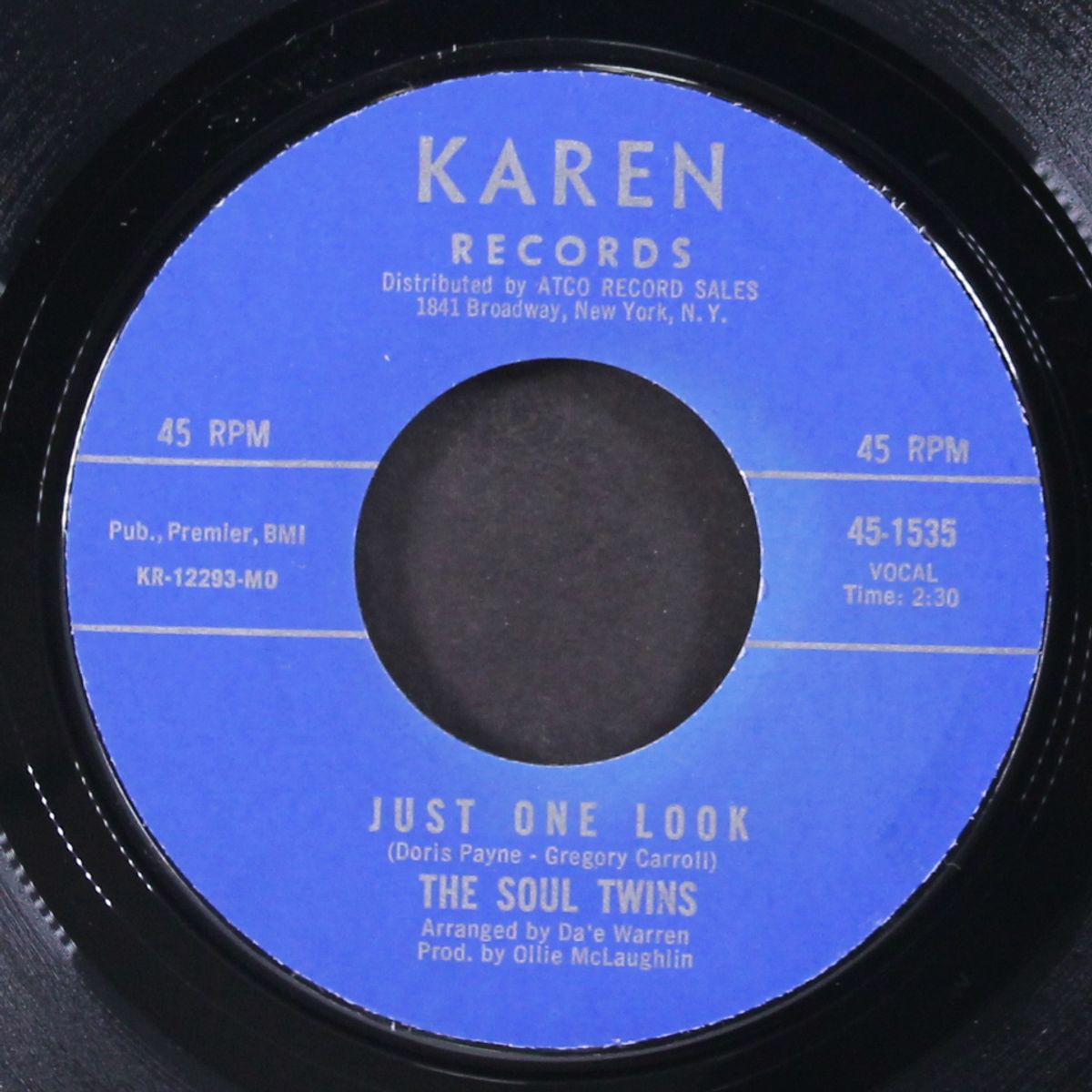 just one look / it's not what you do, it's the way that you do it by SOUL TWINS